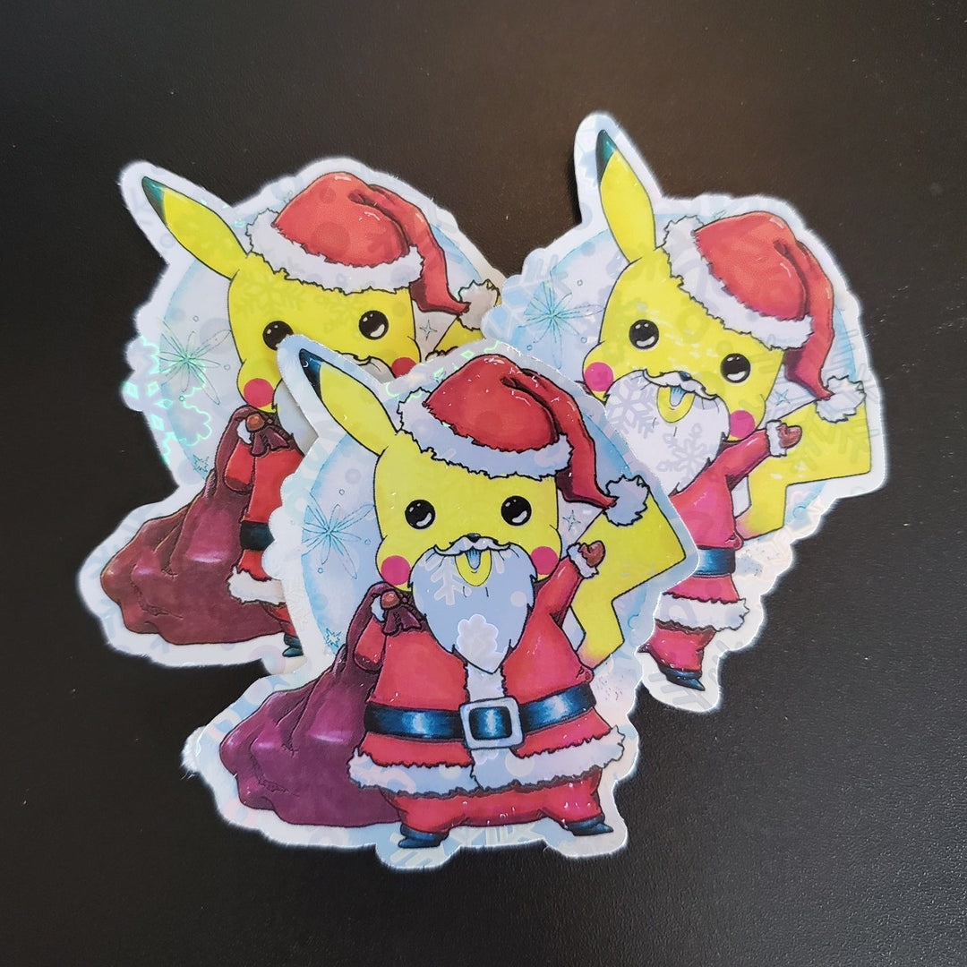 Santachu Holographic Sticker - Waterproof Vinyl