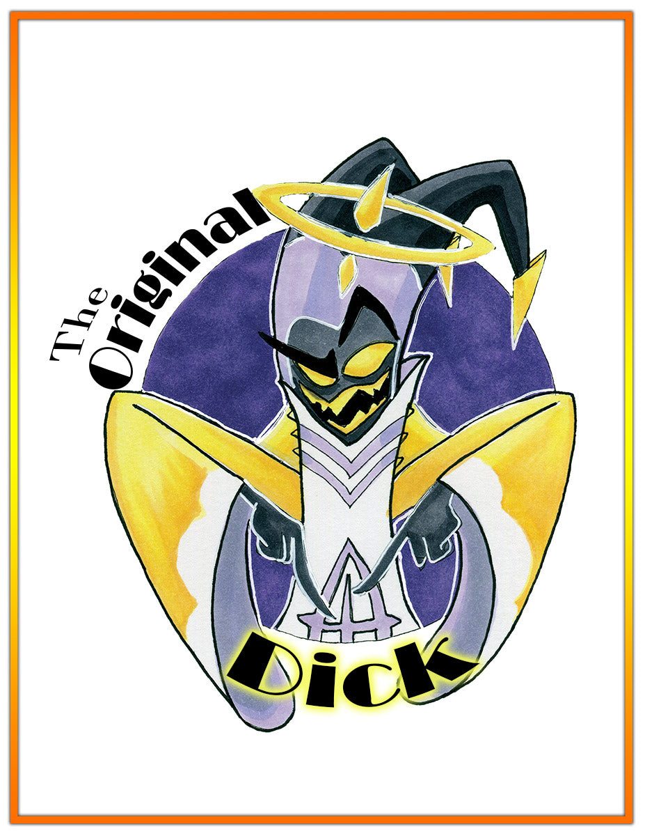 Adam "The Original Dick" Art Print