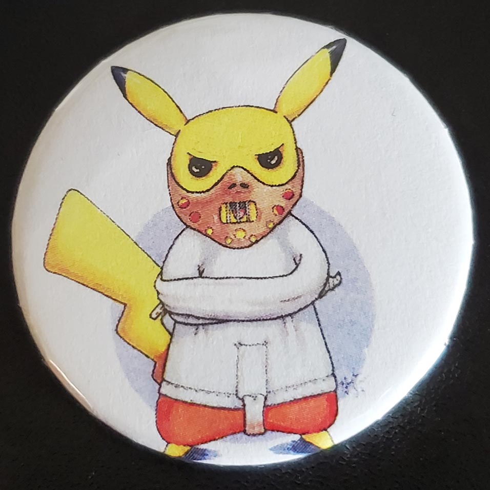 Hannachu - Horrochu Button Pin