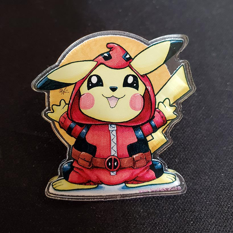 Pikapool Acrylic Pin