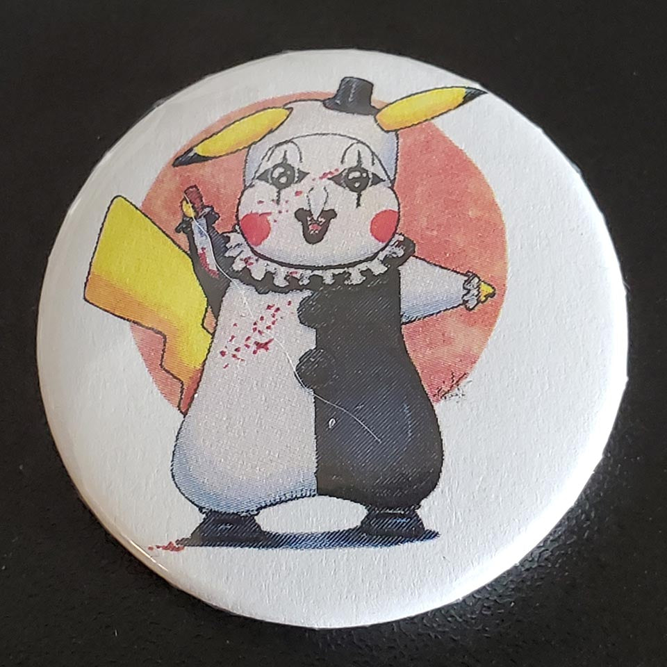 Terrorchu - Horrachu Button Pin