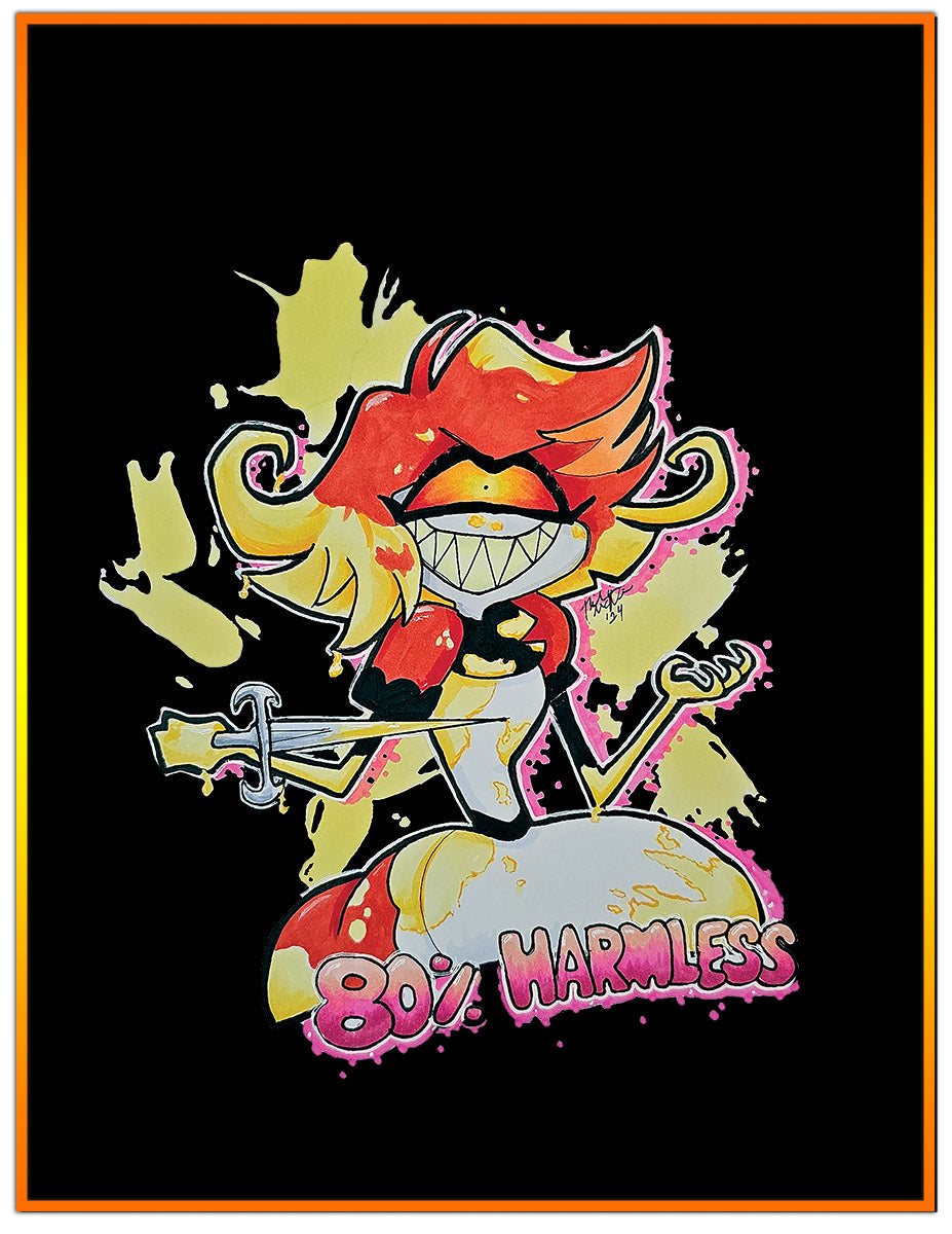 Niffty - "80% Harmless" Art Print