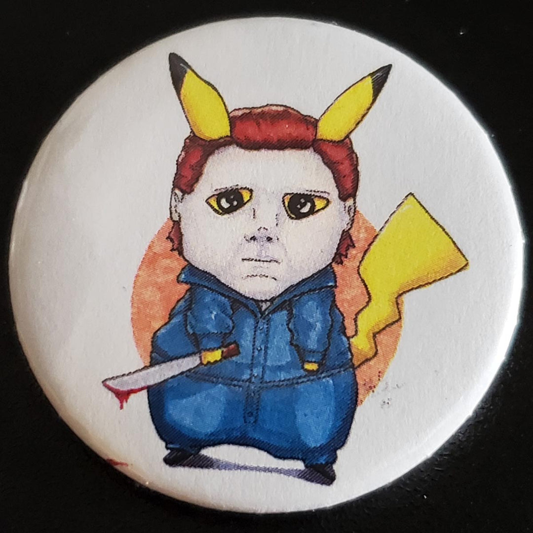 Myerschu - Horrochu Button Pin