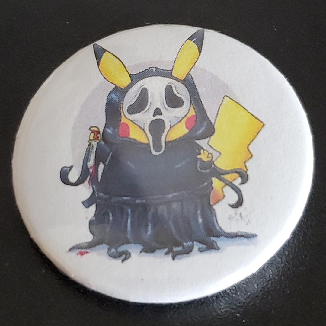Screamchu - Horrochu Button Pin
