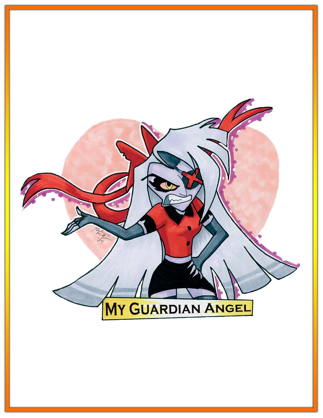Vaggie "My Guardian Angel" Art Print