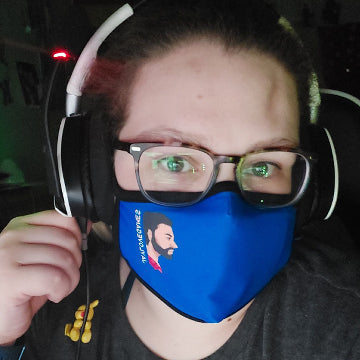 Jaylovegames's Fitted Polyester Face Mask