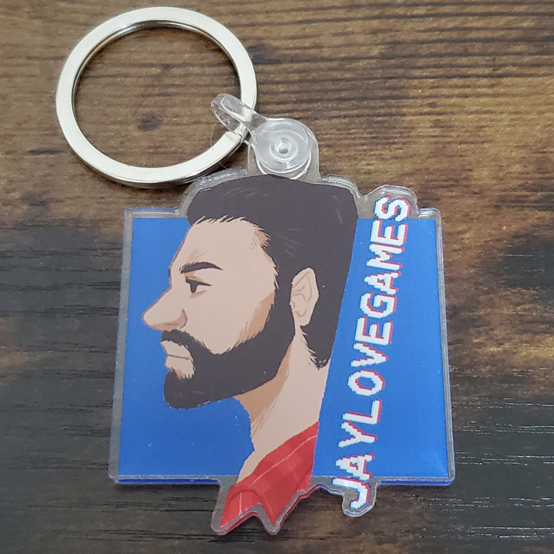 Jaylovegame Fan Acrylic Key Chain