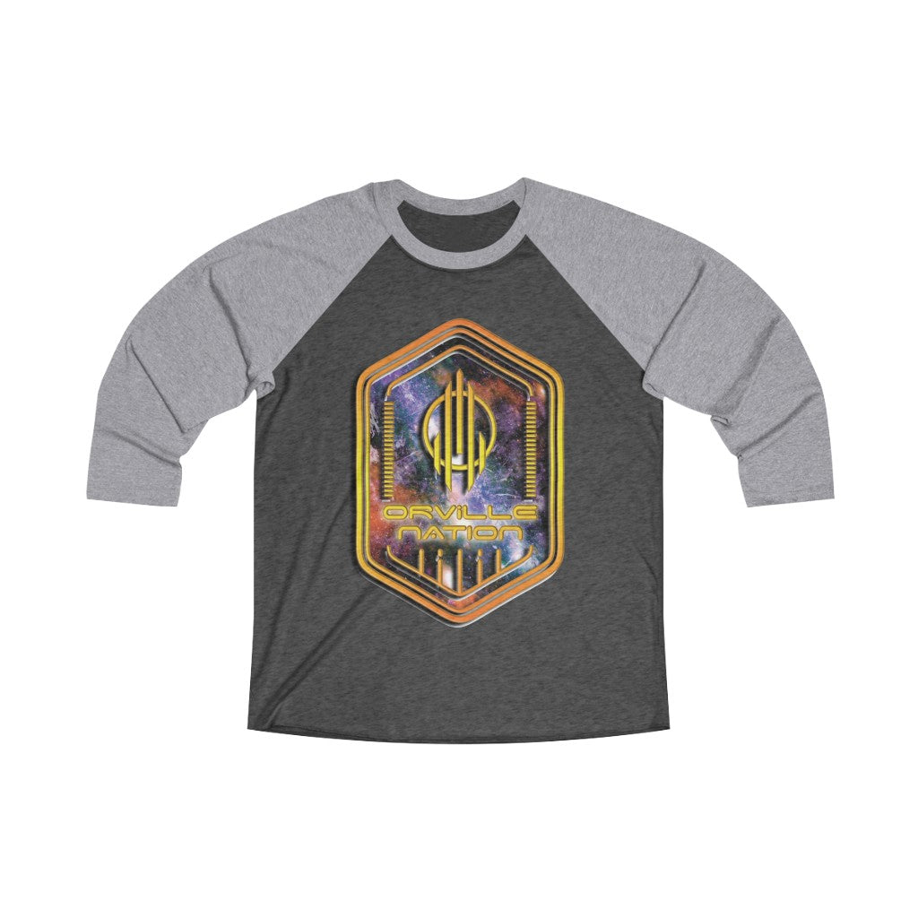 ORVILLE NATION Unisex Tri-Blend 3/4 Raglan Tee