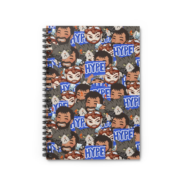 Emote Spiral Notebook - Ruled Line