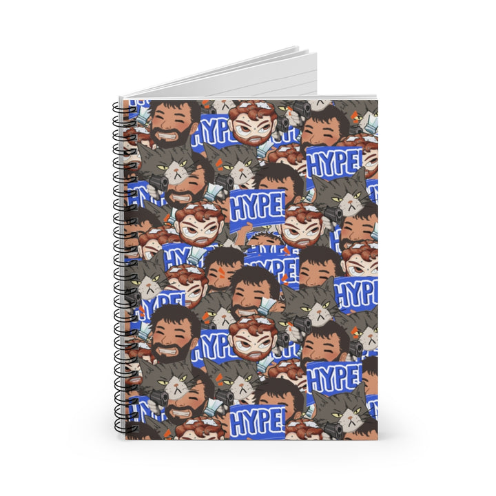 Emote Spiral Notebook - Ruled Line