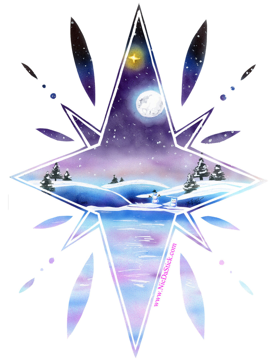 The Christmas Star Print