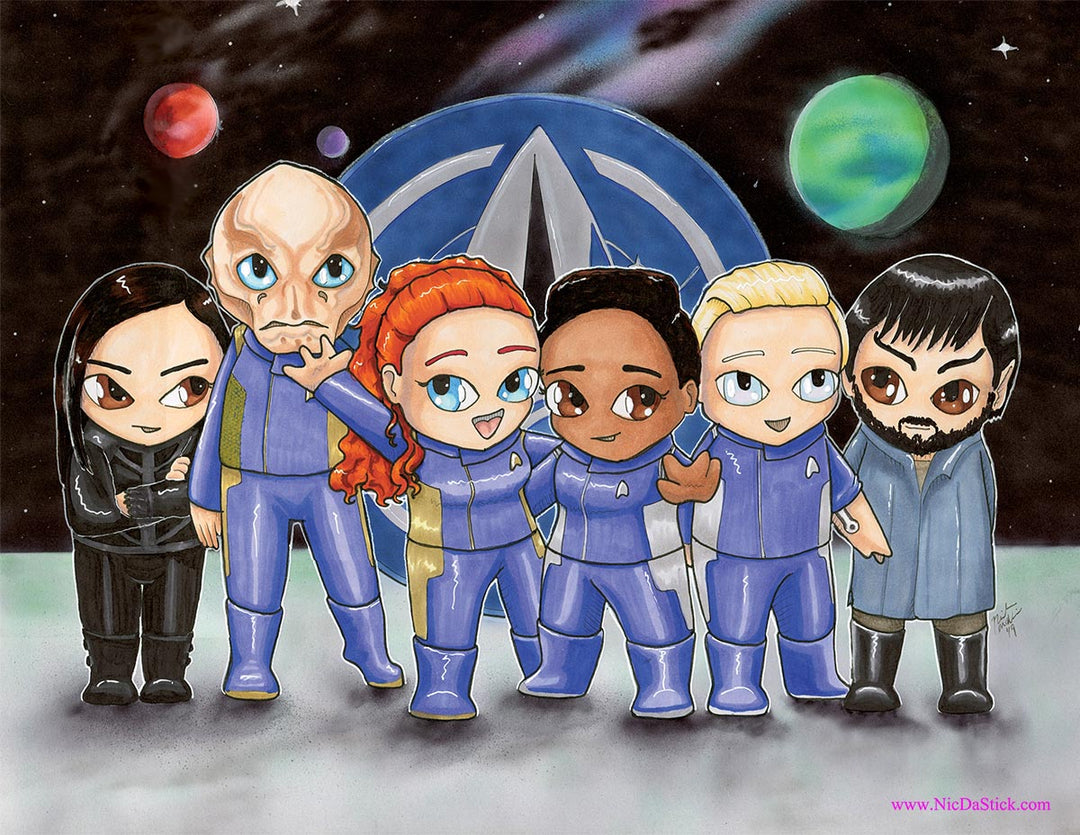 Star Trek Discovery Fan Art Print