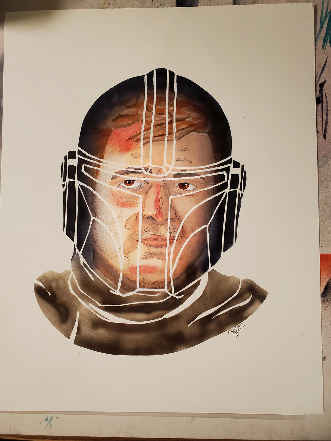 The Mandalorian - Din Djarin - This is the Way - Fan Piece - Original