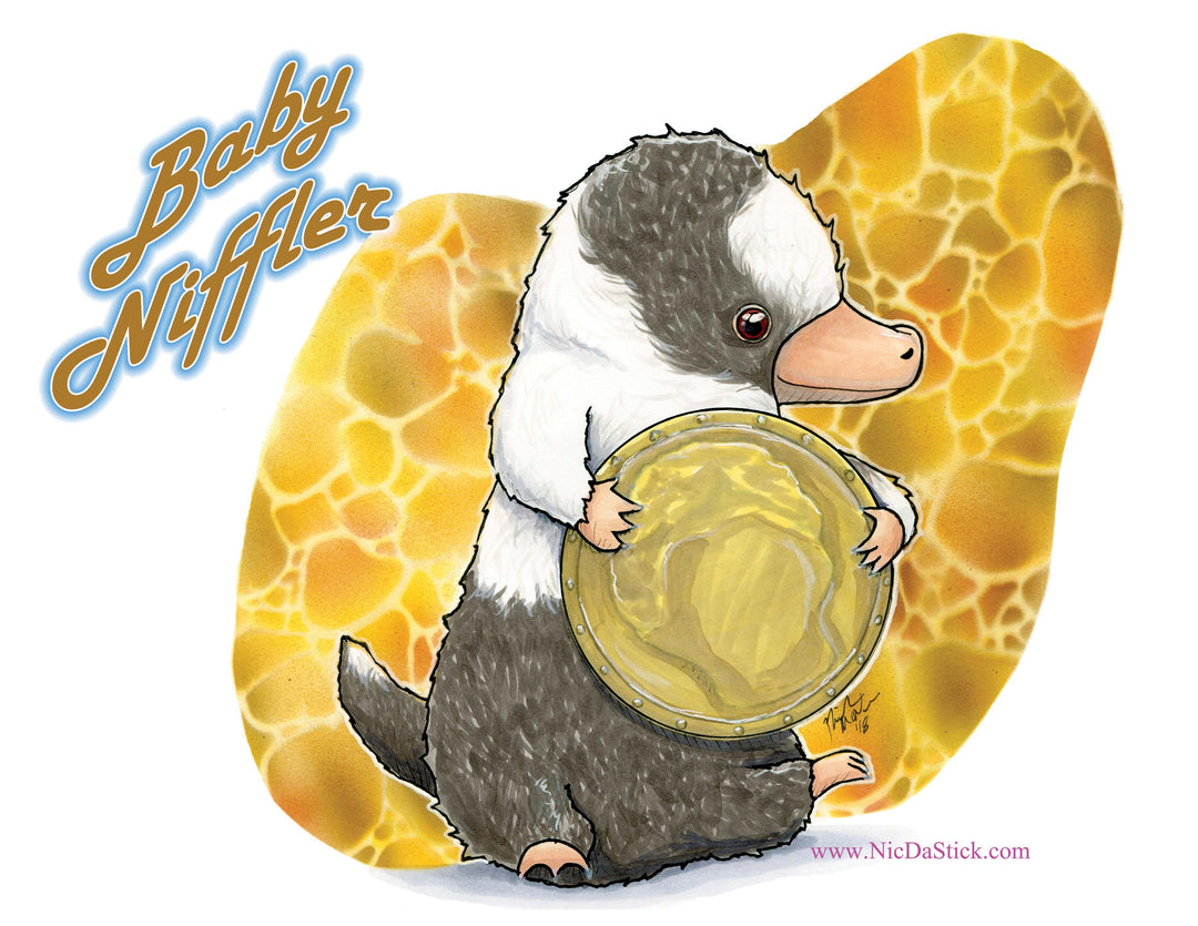 Baby Niffler Fan Art - Fantastic Beasts