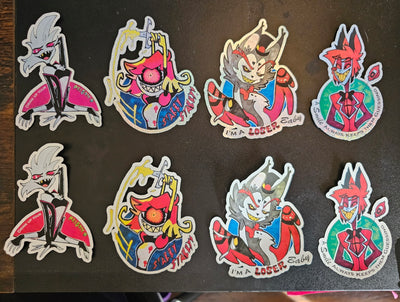 Hazbin Stickers and More