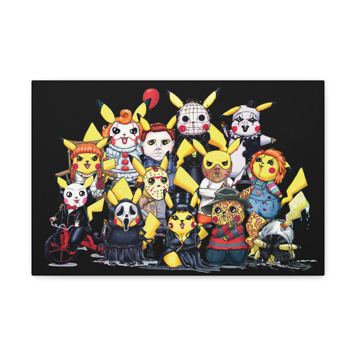 Horrorchu Mashup Canvas Print
