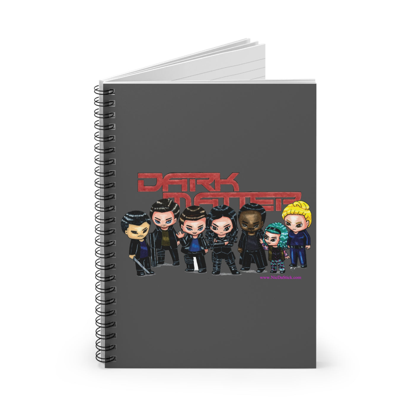 Dark Matter Season 1 - Spiral Notebook - Ruled Line