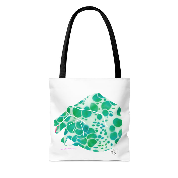 Water Silohcat AOP Tote Bag