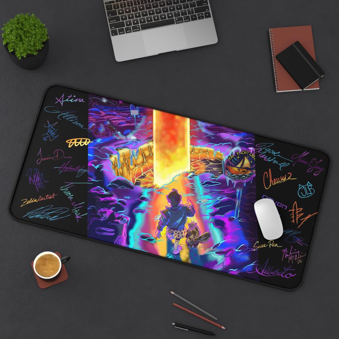 Yam Signature Neon Portal Desk Mat