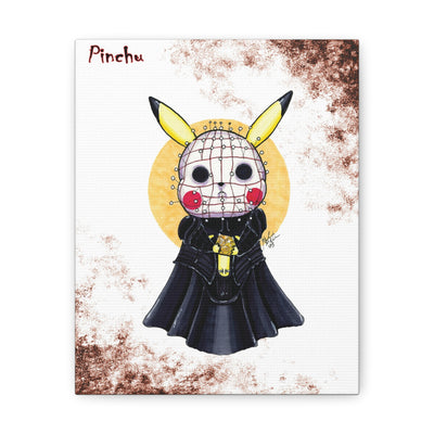 Pinchu - Horrorchu Mashup Canvas Print