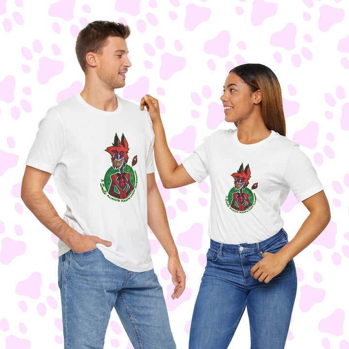 Allistor "A Smile Keeps them Guessing"  - Hazbin Hotel Fan Shirt