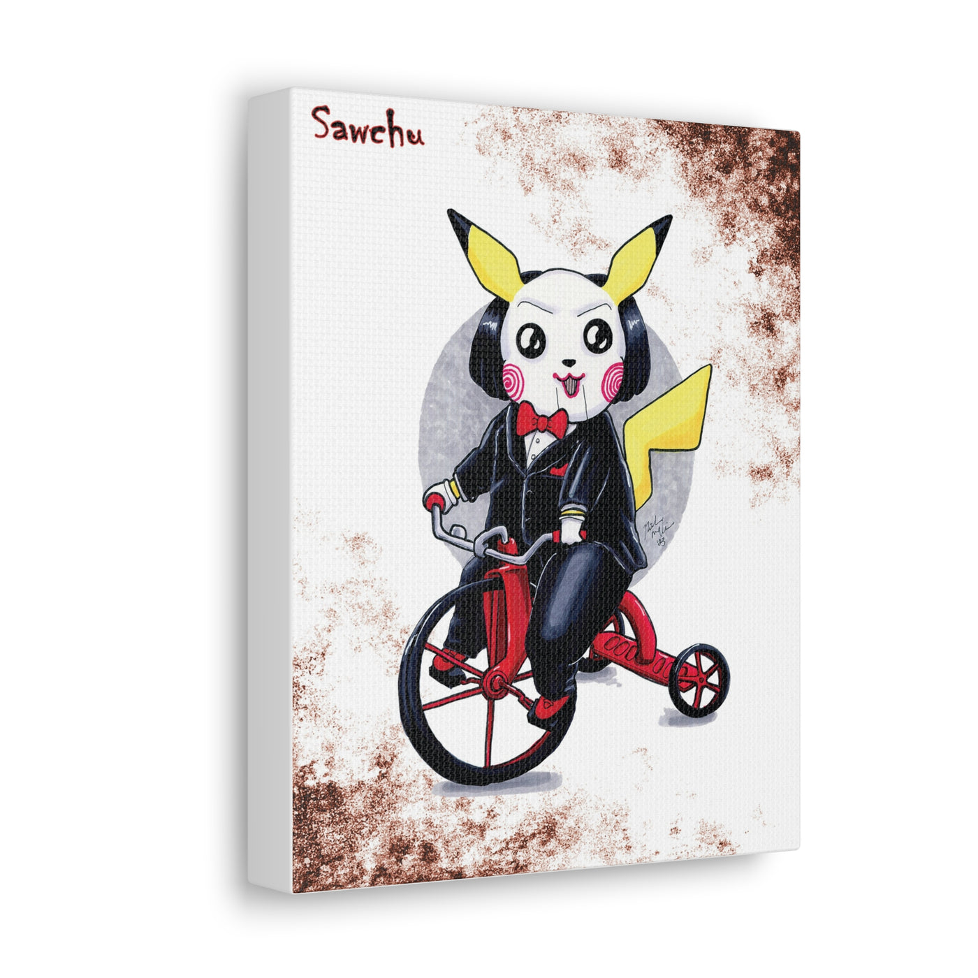 Sawchu - Horrorchu Mashup Canvas Print