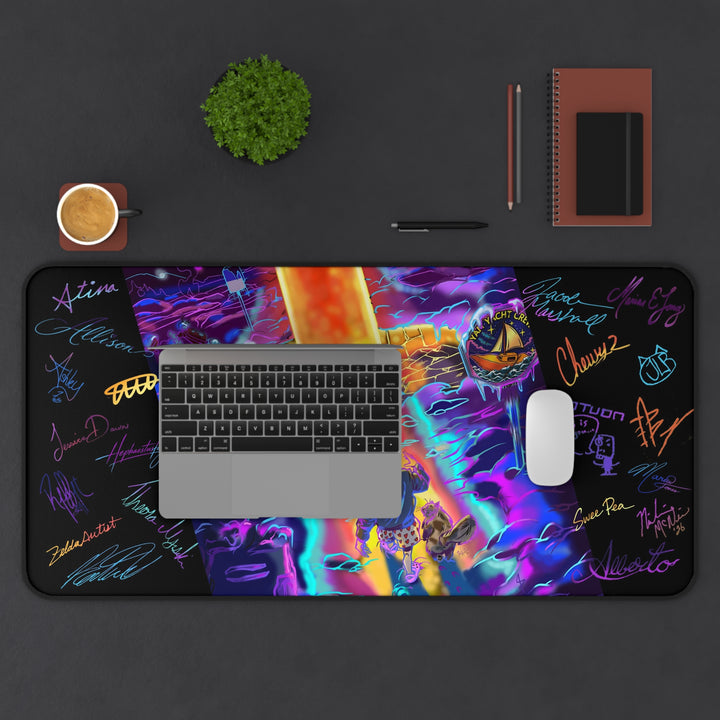 Yam Signature Neon Portal Desk Mat