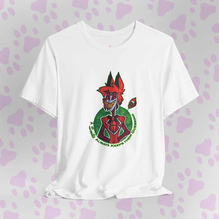 Allistor "A Smile Keeps them Guessing"  - Hazbin Hotel Fan Shirt