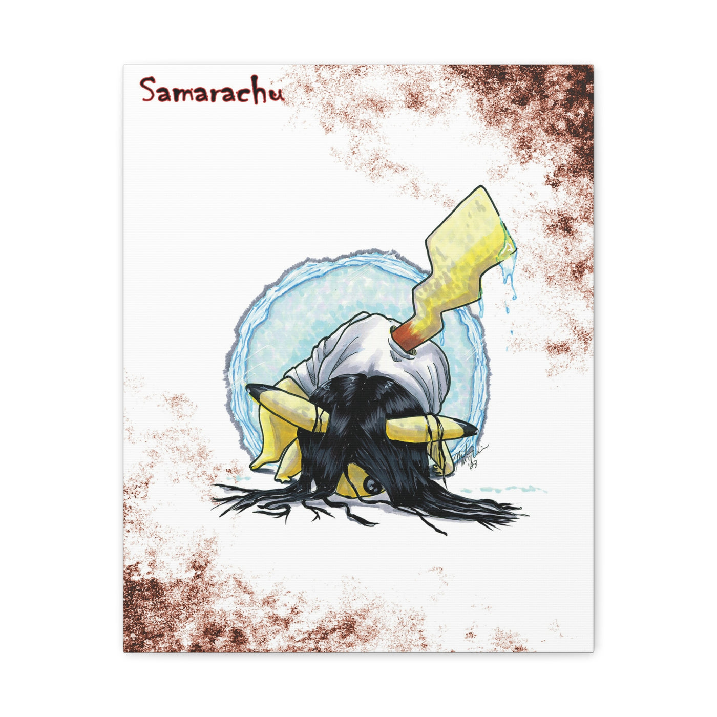 Samarachu - Horrorchu Mashup Canvas Print