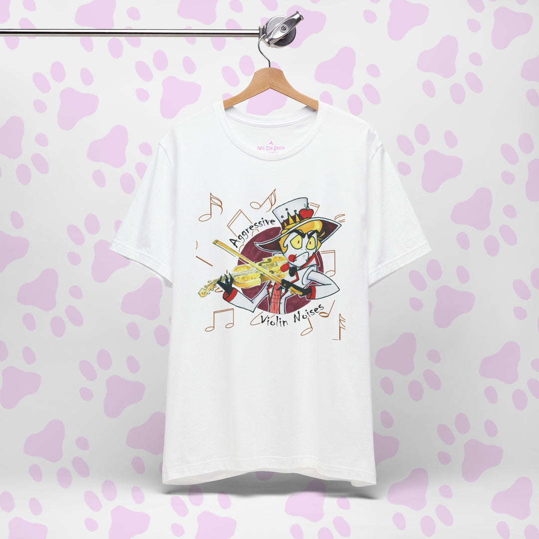 Lucifer "Angry Violin Noises" - Hazbin Hotel Fan Shirt