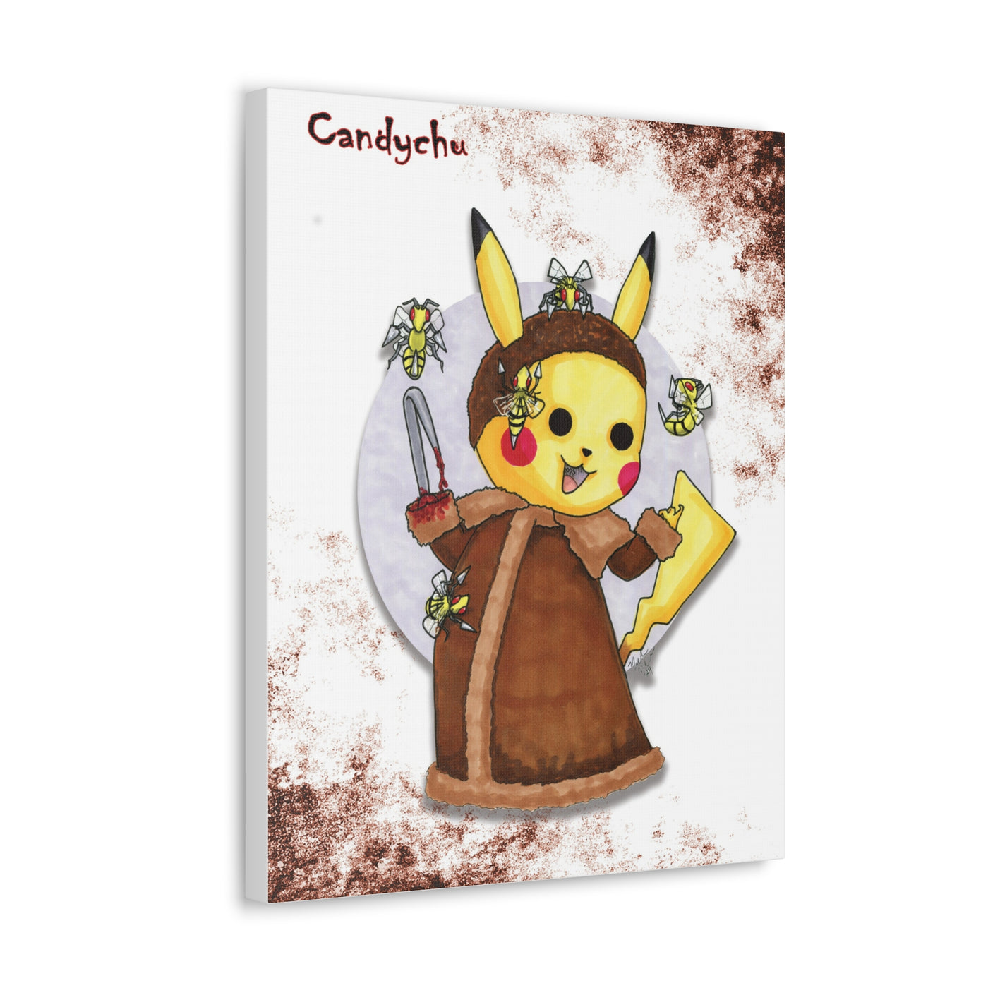 Candychu - Horrorchu Mashup Canvas Print Series 2