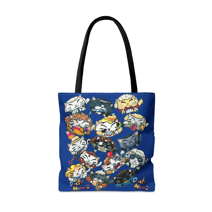 Doctor Mew "The Doctors" Doctor Who Parody AOP Tote Bag