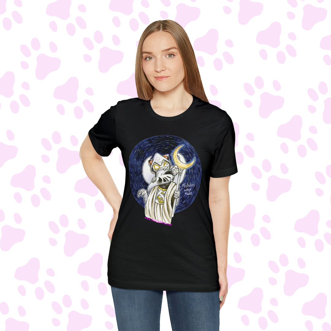 Moon Kitty - Mistakes where made - Unisex Jersey Short Sleeve Tee