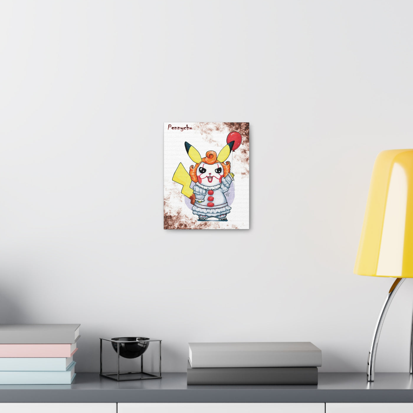 Pennychu - Horrorchu Mashup Canvas Print