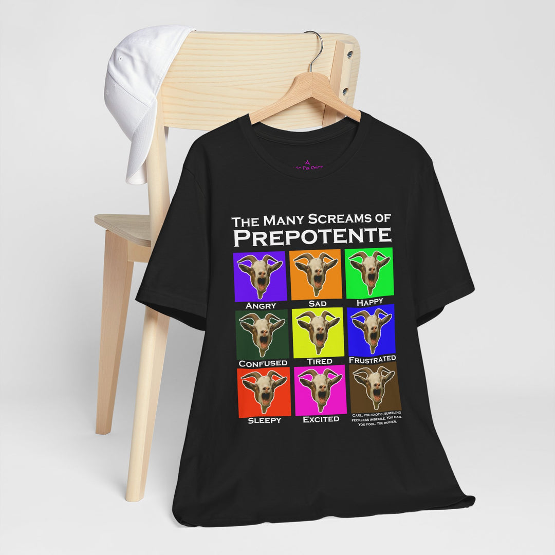 The Many Screams of Prepotente Fan Shirt