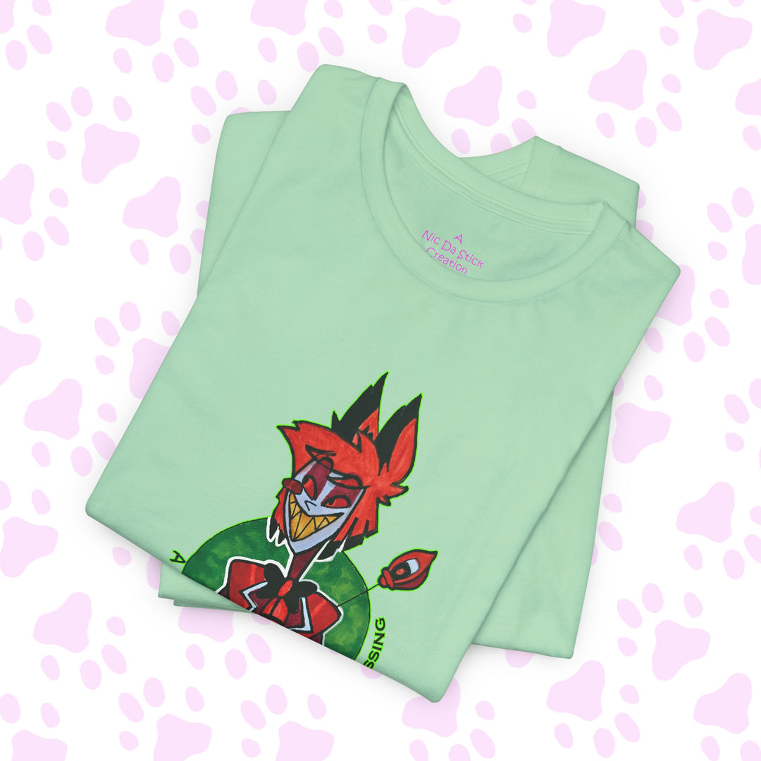Allistor "A Smile Keeps them Guessing"  - Hazbin Hotel Fan Shirt