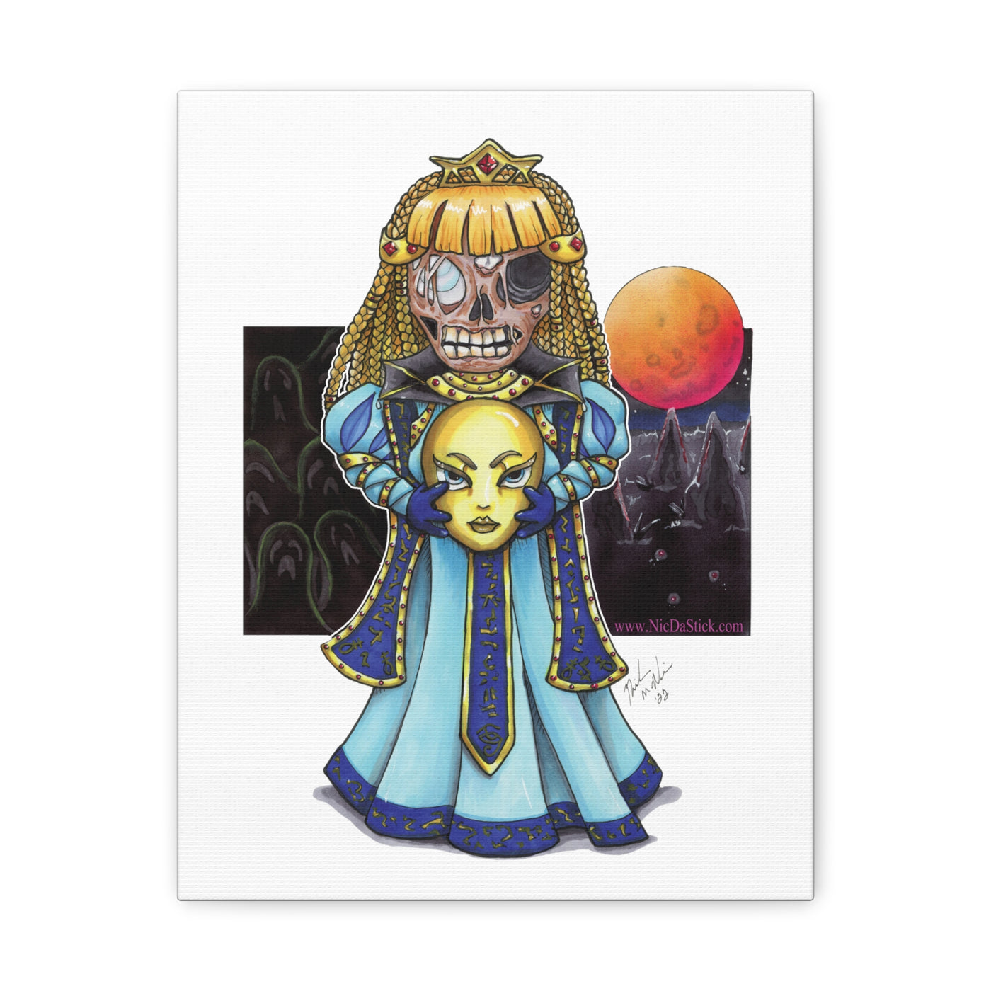 Briar Rose - Scary Tales Series 3 Canvas Print