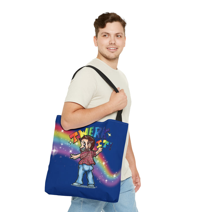 Twerk It! pride Jay Jaylovegames AOP Tote Bag