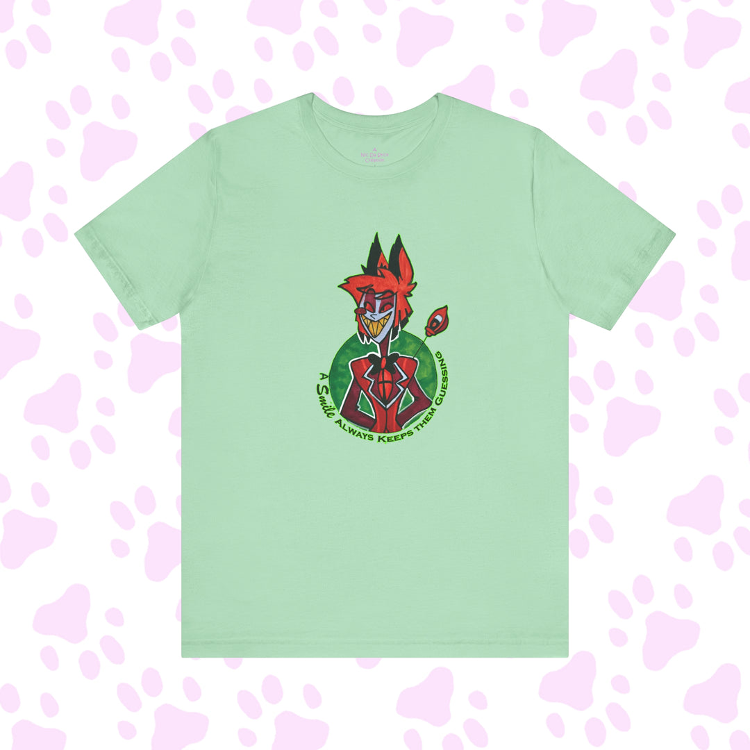Allistor "A Smile Keeps them Guessing"  - Hazbin Hotel Fan Shirt