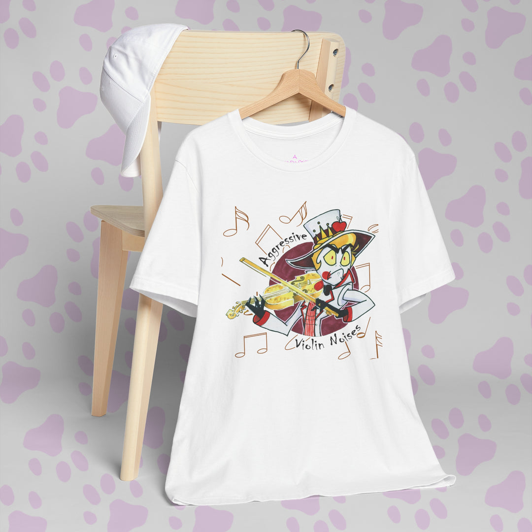Lucifer "Angry Violin Noises" - Hazbin Hotel Fan Shirt