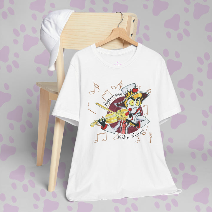 Lucifer "Angry Violin Noises" - Hazbin Hotel Fan Shirt