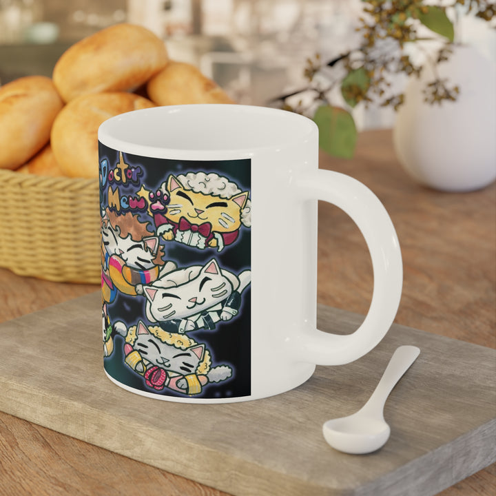 Doctor Mew Mug - Various Sizes 11-20 Oz