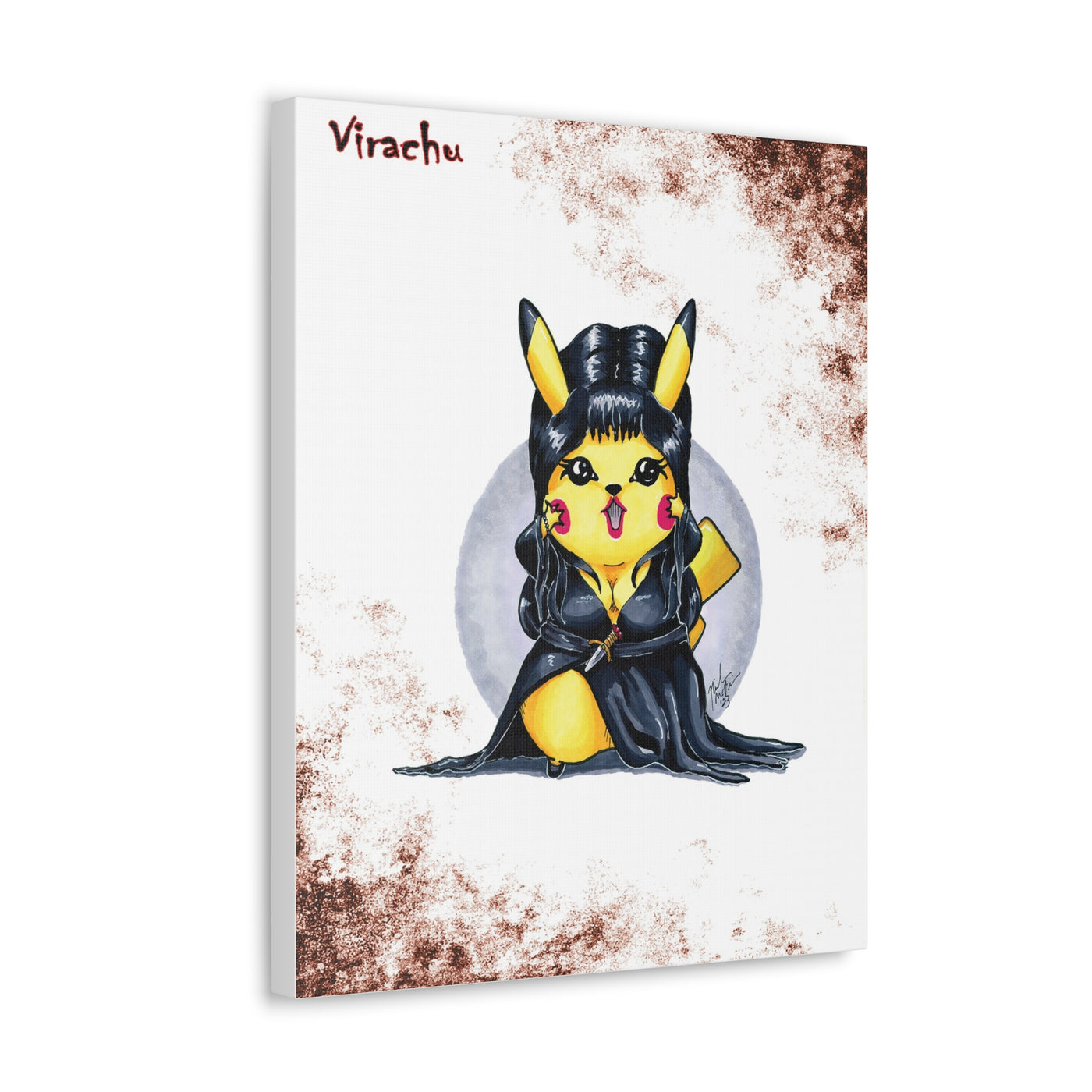 Virachu - Horrorchu Mashup Canvas Print