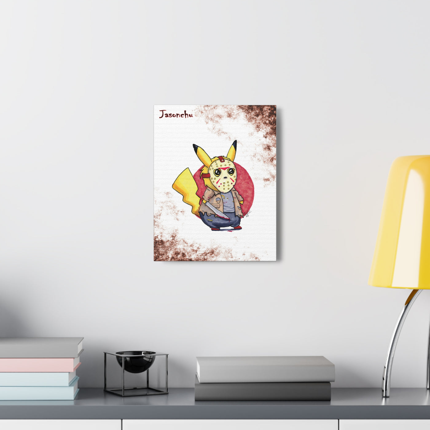 Jasonchu - Horrorchu Mashup Canvas Print