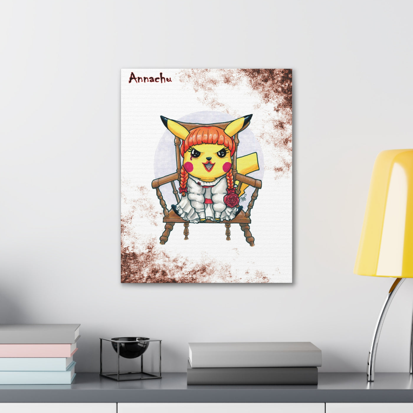 Annachu - Horrorchu Mashup Canvas Print