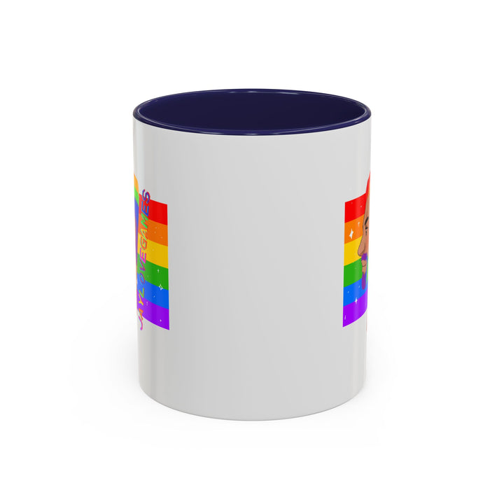 Pride 2026 Jaylovegames Accent Coffee Mug — 'Jaylovepride'  (11/15oz)