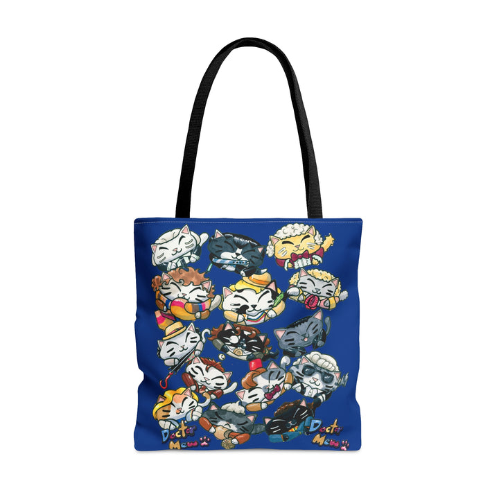 Doctor Mew "The Doctors" Doctor Who Parody AOP Tote Bag