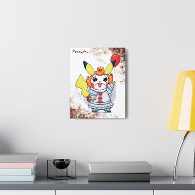 Pennychu - Horrorchu Mashup Canvas Print