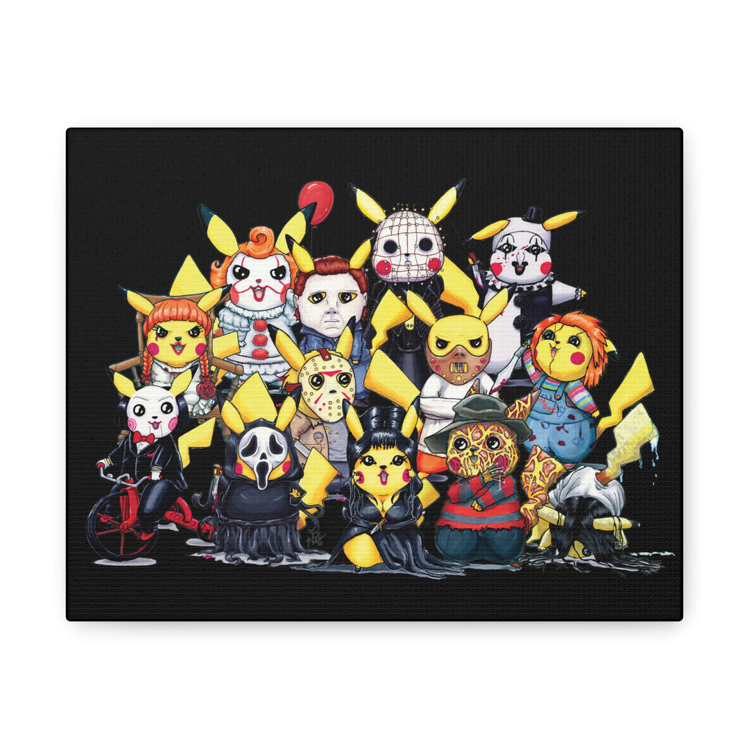 Horrorchu Mashup Canvas Print