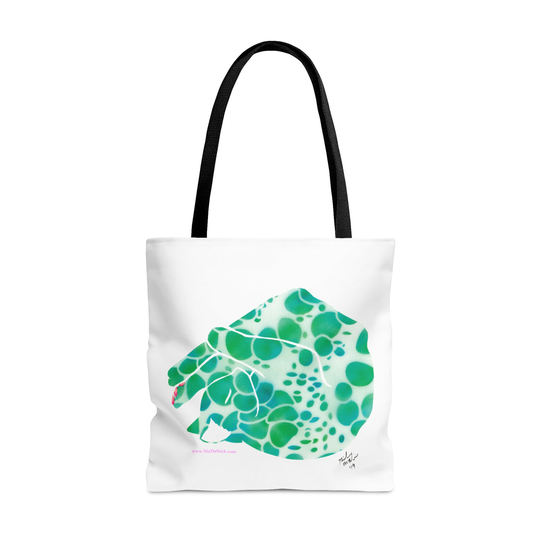 Water Silohcat AOP Tote Bag